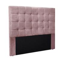 Cabeceira Decorativa Queen Size 1,60M Tropea Veludo Lilás G63 - Gran Belo Cabeceira Decorativa Queen Size 1,60M Tropea Veludo Lilás G63 - Gran Belo