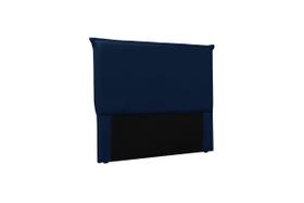 Cabeceira Decorativa Veneza Spezzia Suede Azul Marinho 0,90cm Cabeceira Decorativa Veneza Spezzia Suede Azul Marinho 0,90cm