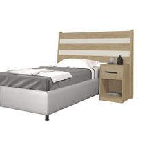 Cabeceira Delta Solteiro MDF Cama Box Várias Cores - BARRETO LONCARCCI