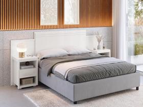 Cabeceira Dinamarca Com Criado Para Cama Box Casal 140 E Queen 160 Cabeceira Dinamarca Com Criado Para Cama Box Casal 140 E Queen 160