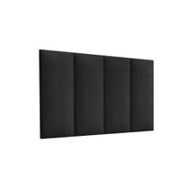 Cabeceira Dona Summer Brilho'S Soft Veludo Preto Cabeceira Dona Summer Brilho'S Soft Veludo Preto