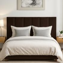 Cabeceira Duana Box Solteiro Estofada Dobrável com Fixação na Parede Cabeceira Duana Box Solteiro Estofada Dobrável com Fixação na Parede