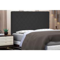 Cabeceira Dubai Para Cama Box Solteiro 90 cm Suede S04 - D'Rossi