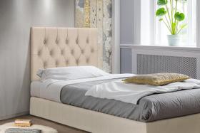 Cabeceira Dubai Sued Solteiro 90cm Estofada Moderna Confortável para Cama Box Quarto