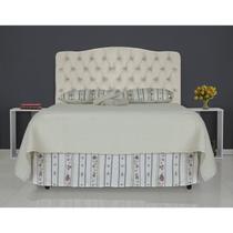 Cabeceira Dunas de Cama Box Queen 158 Cm Bege