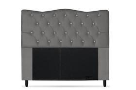 Cabeceira Dunas Solteirão Viúva 120cm com Strass Suede - Topazio Decor