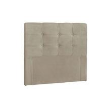 Cabeceira E Box Clean Solteiro 90cm Em Suede Bege Cabeceira E Box Clean Solteiro 90cm Em Suede Bege