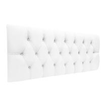 Cabeceira E Box Paris King 1,95m Painel Em Material Sintético Branco