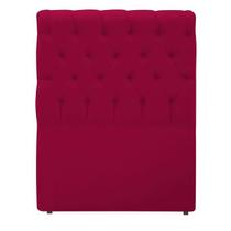 Cabeceira E Box Paris Solteiro 90cm Em Suede Rosa