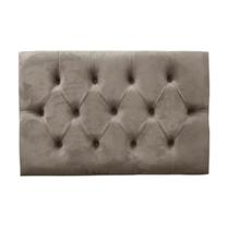 Cabeceira E Box Paris Solteiro 90cm Painel Em Suede Bege