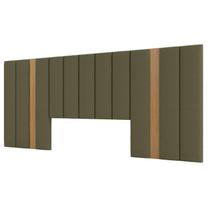 Cabeceira em Mdf Estofada King 300cm Nature