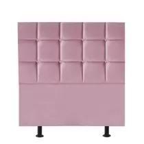 Cabeceira Espanha Suede 0,90cm Rosa - Arte Das Cabeceiras Cabeceira Espanha Suede 0,90cm Rosa - Arte Das Cabeceiras