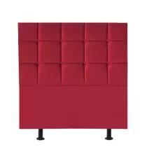 Cabeceira Espanha Suede 0,90cm Vermelho- Arte Das Cabeceiras Cabeceira Espanha Suede 0,90cm Vermelho- Arte Das Cabeceiras