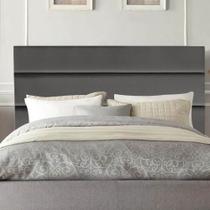 Cabeceira Estofada Argentina 140cm Casal Para Cama Colchão Box Quarto material sintético Cinza - Aurora Line Cabeceira Estofada Argentina 140cm Casal Para Cama Colchão Box Quarto material sintético Cinza - Aurora Line