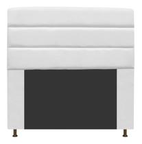 Cabeceira estofada argentina 160cm queen suede branco - ma decor Cabeceira estofada argentina 160cm queen suede branco - ma decor