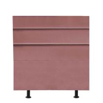 Cabeceira Estofada Argentina 90cm Solteiro Para Cama Box Quarto Suede Rose Gold - Ahz Móveis