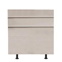 Cabeceira Estofada Argentina 90cm Solteiro Para Cama Colchão Box Quarto Suede Bege - Aurora Line