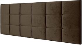 Cabeceira Estofada Bia 1.60 Cama Box Queen - Marrom
