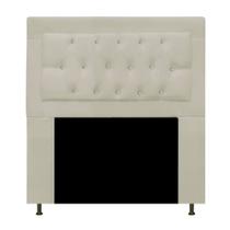 Cabeceira Estofada Bianca 100cm Solteiro Quarto Cama Box com strass Suede Bege - Damaffê Móveis Cabeceira Estofada Bianca 100cm Solteiro Quarto Cama Box com strass Suede Bege - Damaffê Móveis