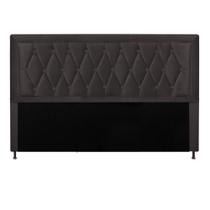 Cabeceira Estofada Bianca Capitonê 100 cm Solteiro Quarto para Cama Box Suede Marrom - KDAcanto Móveis Cabeceira Estofada Bianca Capitonê 100 cm Solteiro Quarto para Cama Box Suede Marrom - KDAcanto Móveis