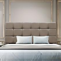 Cabeceira Estofada Cama Box Casal 140 cm Ananda Suede