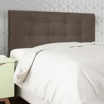 Cabeceira Estofada Cama Box Casal 140 cm Milão Suede