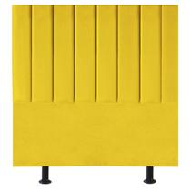 Cabeceira Estofada Cama Box Casal 140 cm Paolla Suede