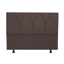 Cabeceira Estofada Cama Box Casal Jade 140cm material sintético
