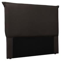 Cabeceira Estofada Cama Box Casal King Size Veneza 195cm Corano Marrom - Desk Design