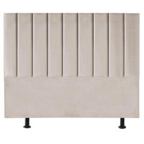 Cabeceira Estofada Cama Box King 195 cm Karla material sintético
