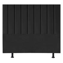 Cabeceira Estofada Cama Box King 195 cm Laura Suede
