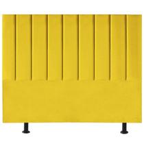 Cabeceira Estofada Cama Box King 195 cm Mavie Suede