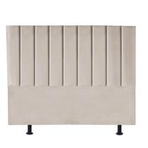Cabeceira Estofada Cama Box Queen Carla 160cm material sintético Cabeceira Estofada Cama Box Queen Carla 160cm material sintético