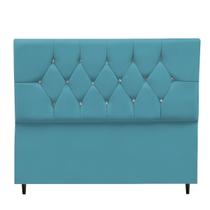Cabeceira Estofada Cama Box Solteirão 100 cm Suede Ayla