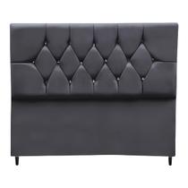 Cabeceira Estofada Cama Box Solteirão 100 cm Suede Dubai