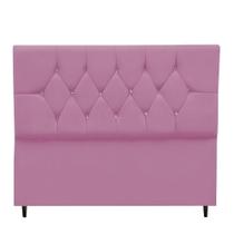 Cabeceira Estofada Cama Box Solteirão 100 Cm Suede Nina Cor:rosa Cabeceira Estofada Cama Box Solteirão 100 Cm Suede Nina Cor:rosa