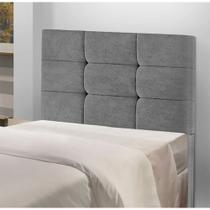 Cabeceira Estofada Cama Box Solteiro 0.90 Julia Suede Star Confort