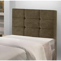 Cabeceira Estofada Cama Box Solteiro 0.90 Julia Suede Star Confort