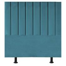 Cabeceira Estofada Cama Box Solteiro 90 cm Alice Suede