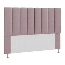 Cabeceira Estofada Cama Box Solteiro 90 cm Carla - Rose