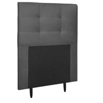 Cabeceira Estofada Cama Box Solteiro 90 Cm Lorena Suede Suede Cinza Cabeceira Estofada Cama Box Solteiro 90 Cm Lorena Suede Suede Cinza