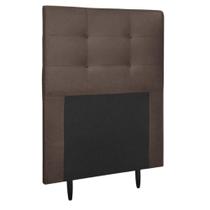 Cabeceira Estofada Cama Box Solteiro 90 Cm Lorena Suede Suede Marrom Cabeceira Estofada Cama Box Solteiro 90 Cm Lorena Suede Suede Marrom