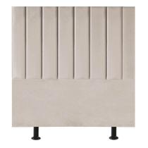 Cabeceira Estofada Cama Box Solteiro 90 cm Mavie Suede