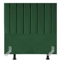 Cabeceira Estofada Cama Box Solteiro 90 Cm Maya Suede E Frame verde Cabeceira Estofada Cama Box Solteiro 90 Cm Maya Suede E Frame verde