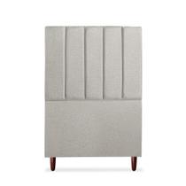 Cabeceira Estofada Cama Box Solteiro Carla 110cm Linho