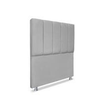 Cabeceira Estofada Cama Box Solteiro Carla 90cm Suede Luxo
