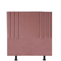 Cabeceira Estofada Cama Box Solteiro Grécia 110cm Suede