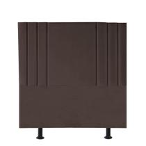 Cabeceira Estofada Cama Box Solteiro Grécia 90cm Suede