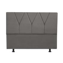 Cabeceira Estofada Cama Box Solteiro Jade 100cm Suede