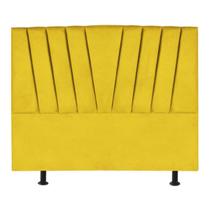Cabeceira Estofada Cama Casal Queen Size 160 cm Malu Suede